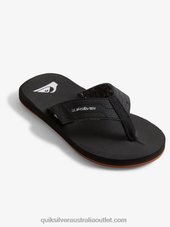 Quiksilver Boys 8-16 Carver Switch Sandals H2N4B2210 black/brown