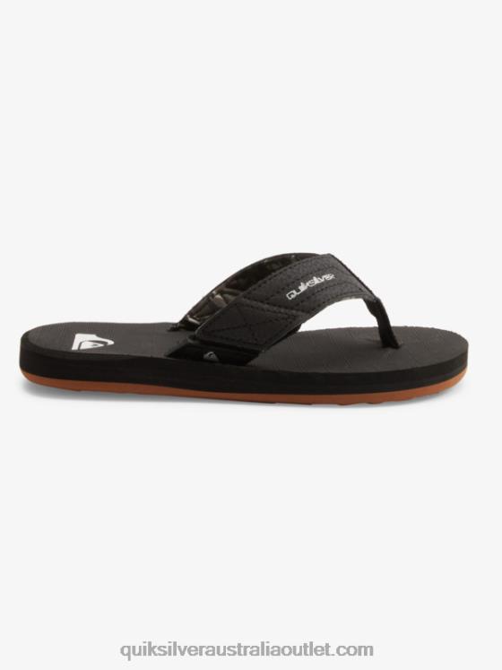 Quiksilver Boys 8-16 Carver Switch Sandals H2N4B2210 black/brown