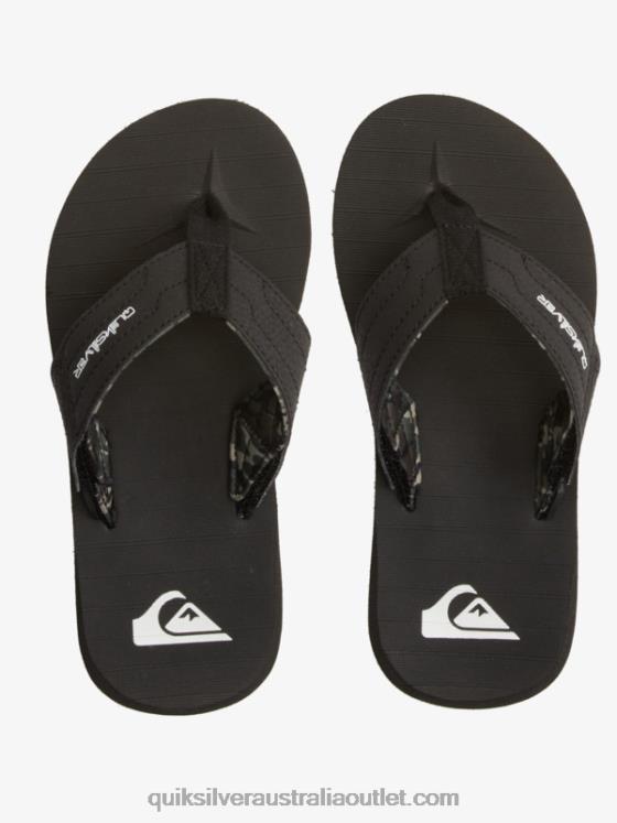 Quiksilver Boys 8-16 Carver Switch Sandals H2N4B2210 black/brown