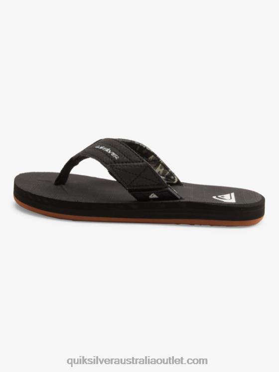 Quiksilver Boys 8-16 Carver Switch Sandals H2N4B2210 black/brown