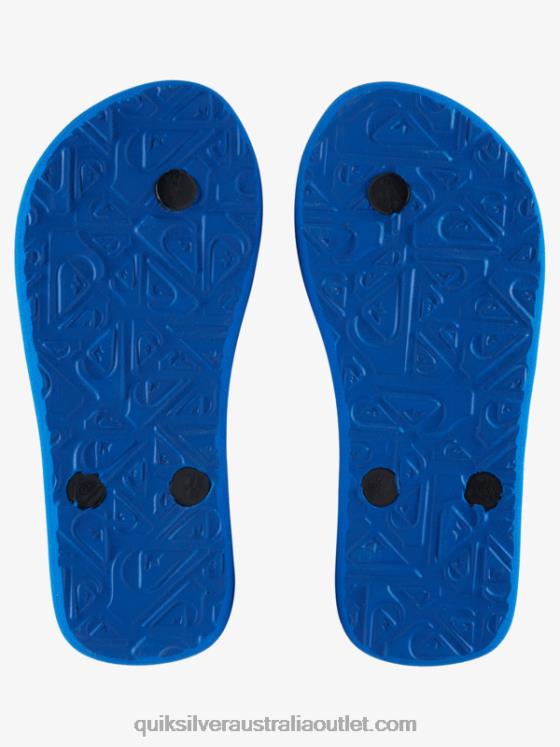 Quiksilver Boys 8-16 Molokai Core Flip-Flops H2N4B2167 blue 1