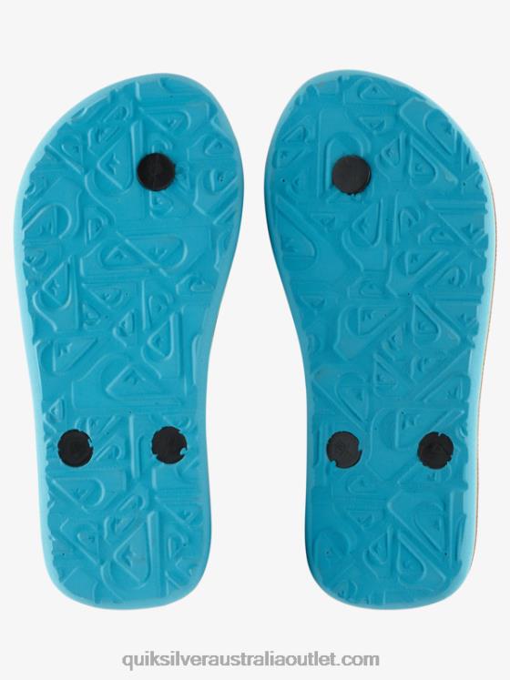 Quiksilver Boys 8-16 Molokai Core Flip-Flops H2N4B2169 black