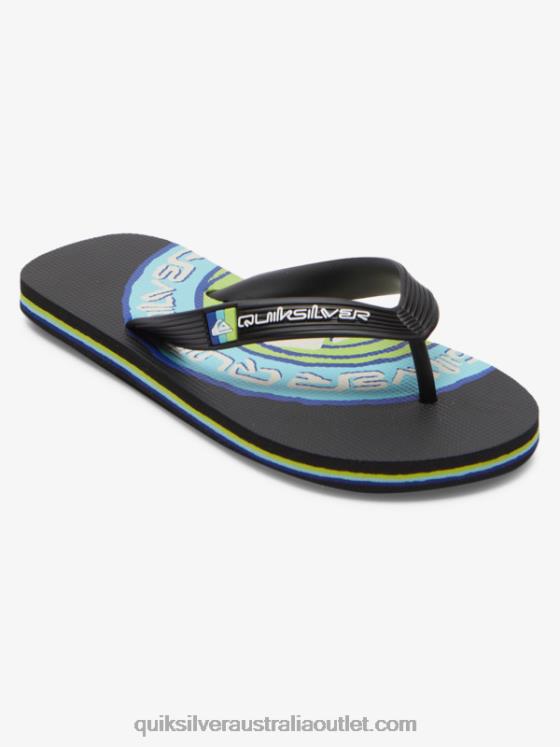 Quiksilver Boys 8-16 Molokai Flip-Flops H2N4B2024 black
