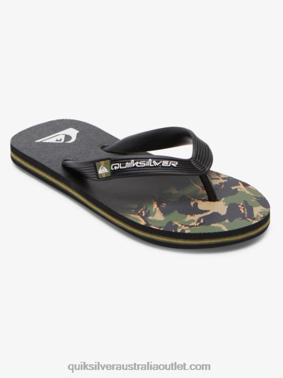 Quiksilver Boys 8-16 Molokai Flip-Flops H2N4B2025 green 1