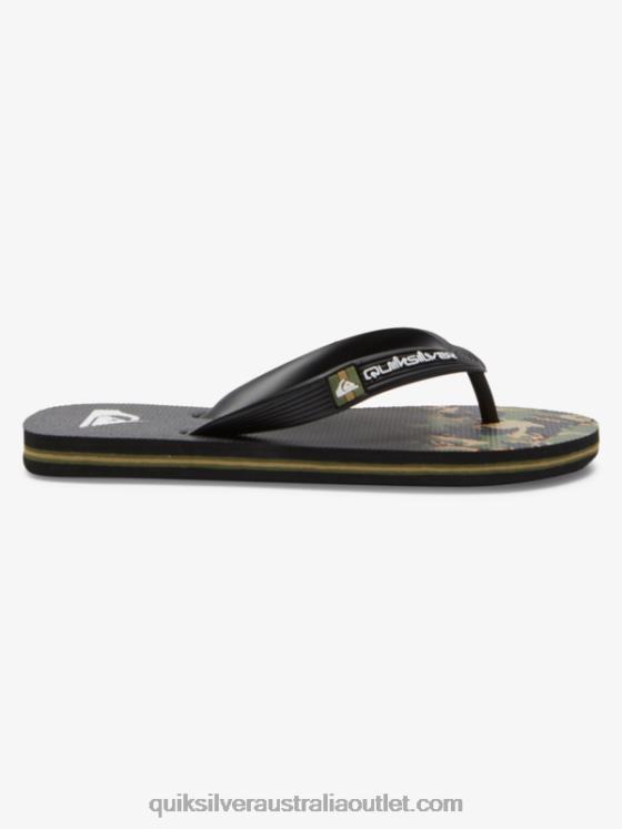 Quiksilver Boys 8-16 Molokai Flip-Flops H2N4B2025 green 1