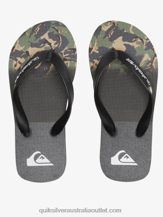 Quiksilver Boys 8-16 Molokai Flip-Flops H2N4B2025 green 1