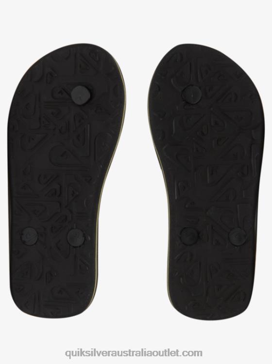 Quiksilver Boys 8-16 Molokai Flip-Flops H2N4B2025 green 1