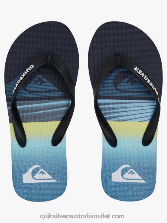 Quiksilver Boys 8-16 Molokai Flip-Flops H2N4B2031 blue 1