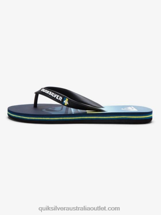 Quiksilver Boys 8-16 Molokai Flip-Flops H2N4B2031 blue 1