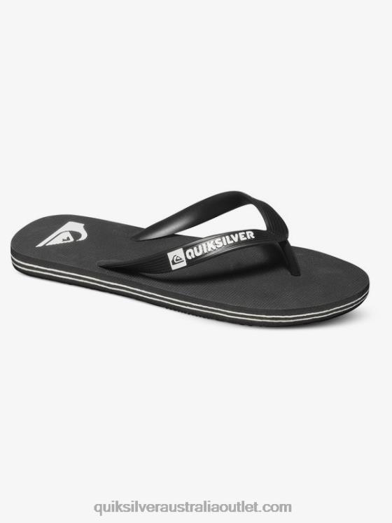 Quiksilver Boys 8-16 Molokai Flip-Flops H2N4B2106 black/white