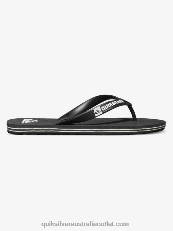 Quiksilver Boys 8-16 Molokai Flip-Flops H2N4B2106 black/white
