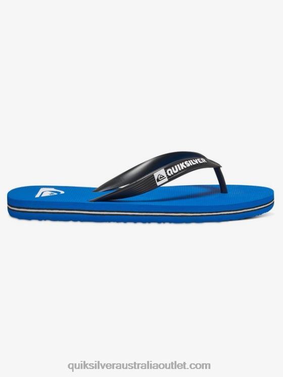 Quiksilver Boys 8-16 Molokai Flip-Flops H2N4B2107 black/blue