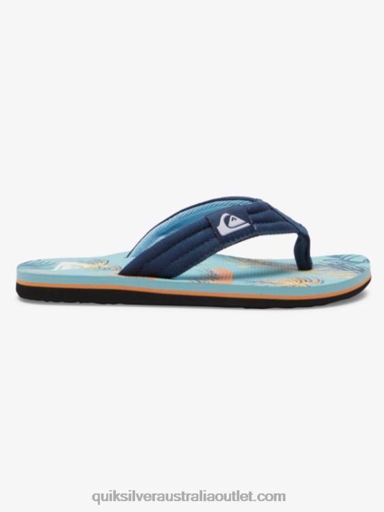 Quiksilver Boys 8-16 Molokai Layback Sandals H2N4B1991 blue 2