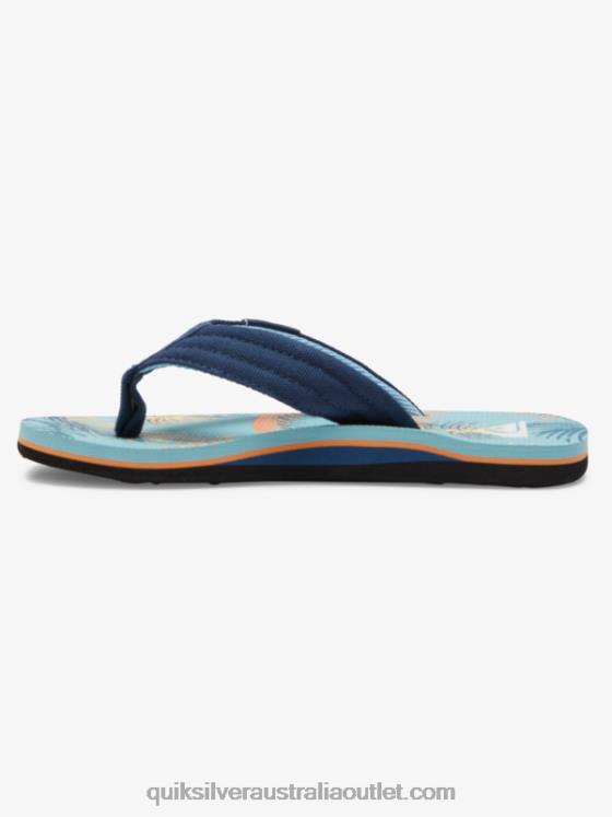 Quiksilver Boys 8-16 Molokai Layback Sandals H2N4B1991 blue 2