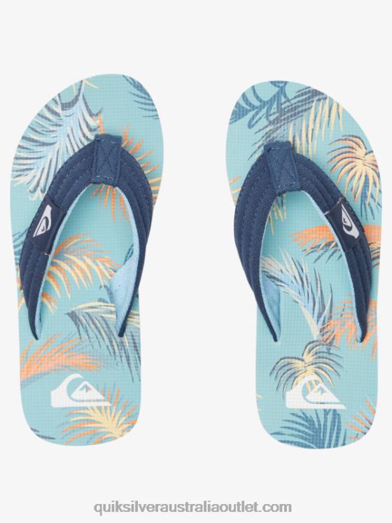 Quiksilver Boys 8-16 Molokai Layback Sandals H2N4B1991 blue 2