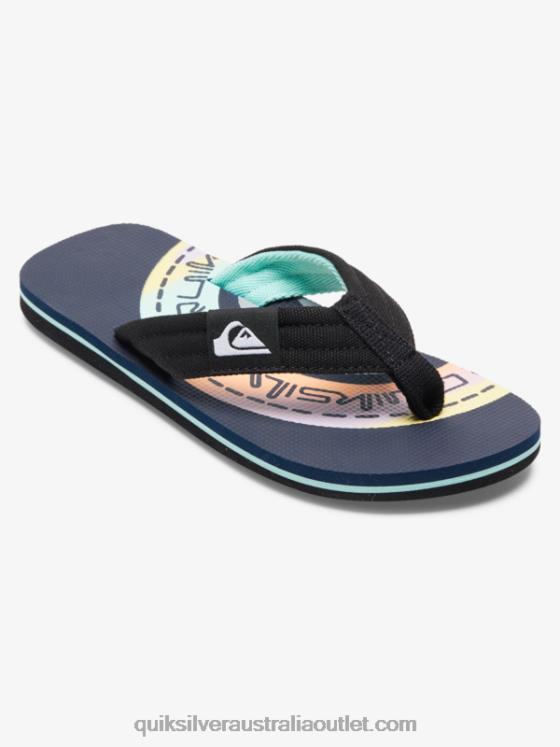 Quiksilver Boys 8-16 Molokai Layback Sandals H2N4B1997 blue/orange