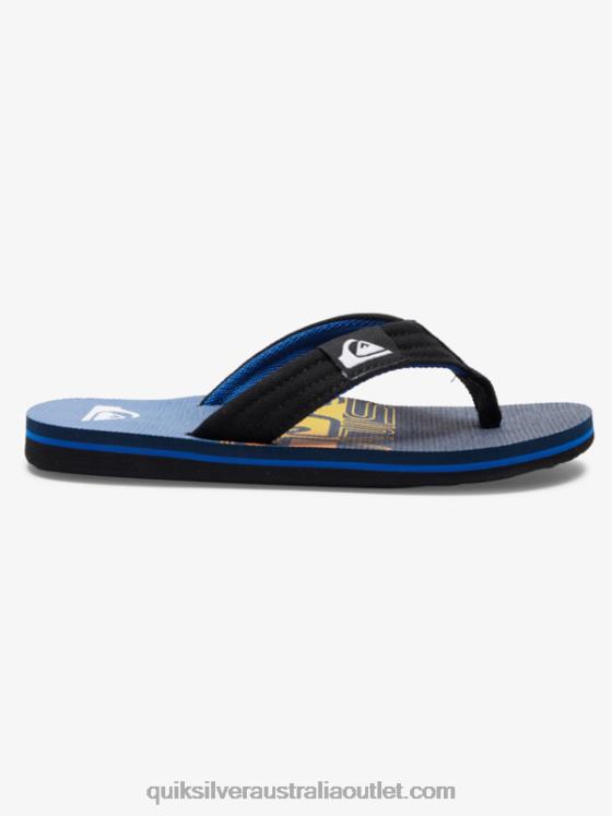 Quiksilver Boys 8-16 Molokai Layback Sandals H2N4B1998 blue 6