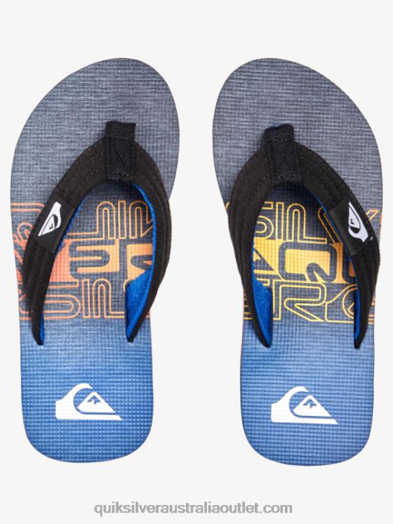 Quiksilver Boys 8-16 Molokai Layback Sandals H2N4B1998 blue 6