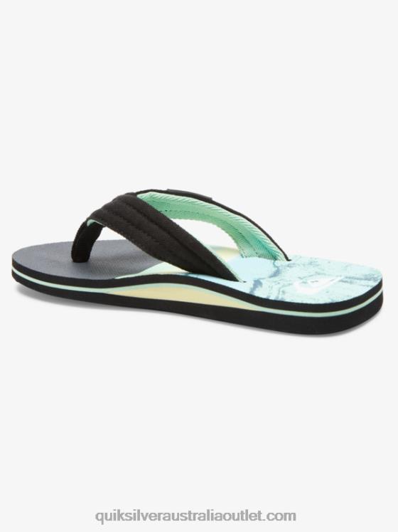 Quiksilver Boys 8-16 Molokai Layback Youth Basic Sandal H2N4B2249 green 1