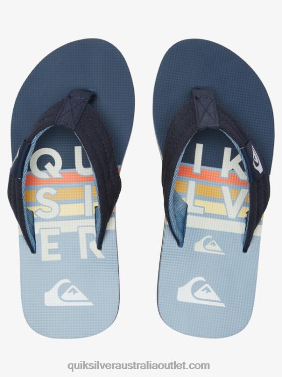 Quiksilver Boys 8-16 Molokai Layback Youth Basic Sandal H2N4B2250 blue 3