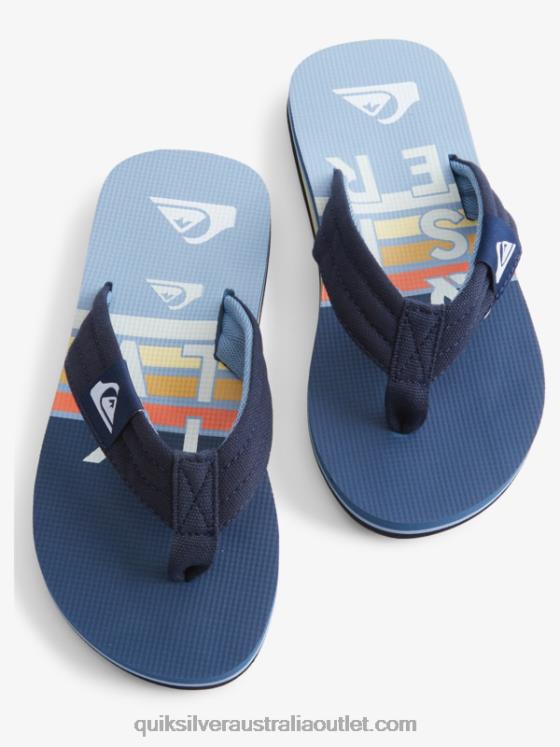 Quiksilver Boys 8-16 Molokai Layback Youth Basic Sandal H2N4B2250 blue 3