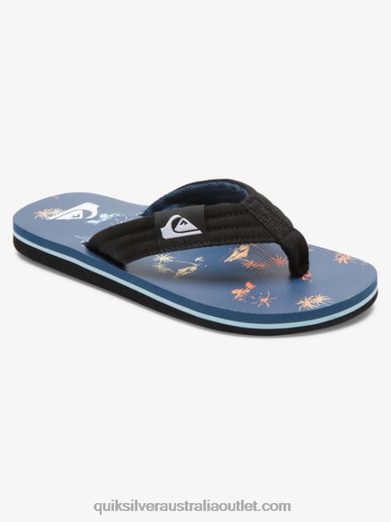 Quiksilver Boys 8-16 Molokai Layback Youth Basic Sandal H2N4B2251 blue 4
