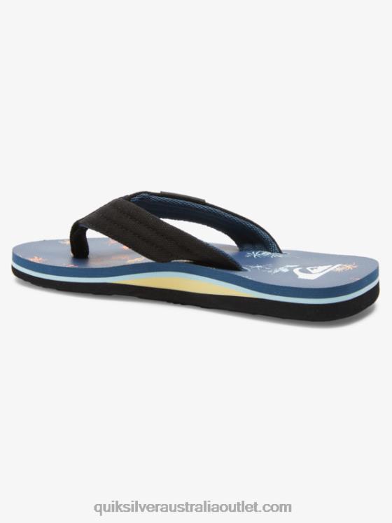 Quiksilver Boys 8-16 Molokai Layback Youth Basic Sandal H2N4B2251 blue 4