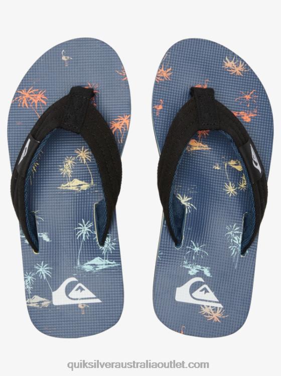 Quiksilver Boys 8-16 Molokai Layback Youth Basic Sandal H2N4B2251 blue 4
