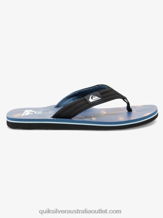 Quiksilver Boys 8-16 Molokai Layback Youth Basic Sandal H2N4B2251 blue 4