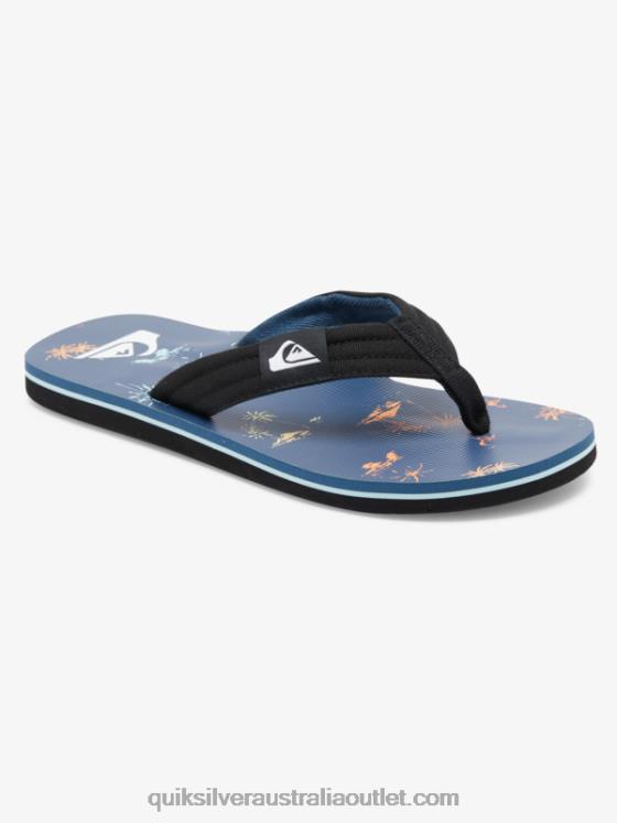Quiksilver Boys 8-16 Molokai Layback Youth Basic Sandal H2N4B2251 blue 4