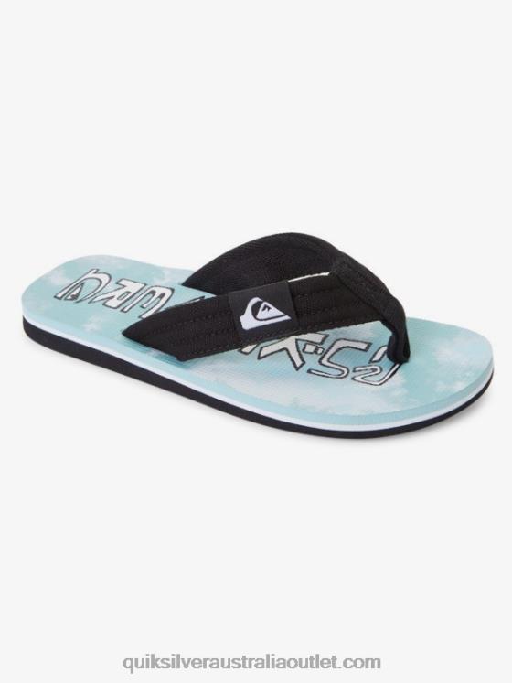 Quiksilver Boys 8-16 Molokai Layback Youth Basic Sandal H2N4B2253 blue 1