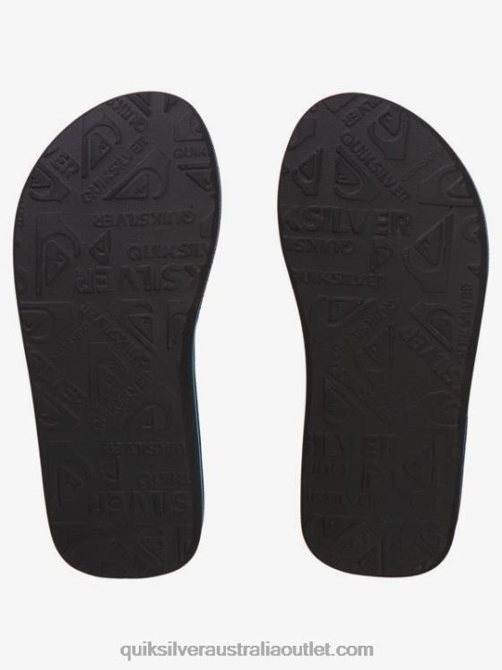 Quiksilver Boys 8-16 Molokai Layback Youth Basic Sandal H2N4B2254 black