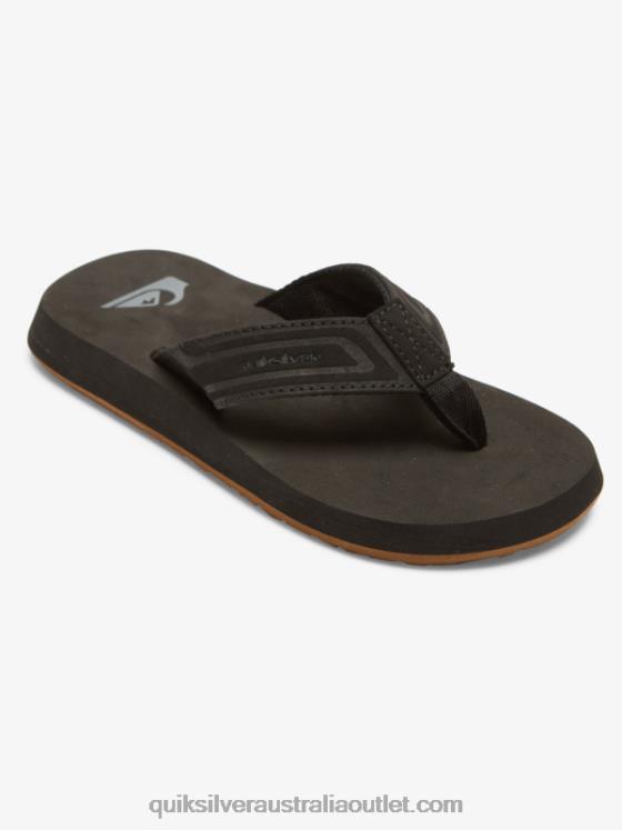 Quiksilver Boys 8-16 Monkey Wrench Core Sandals H2N4B2181 black