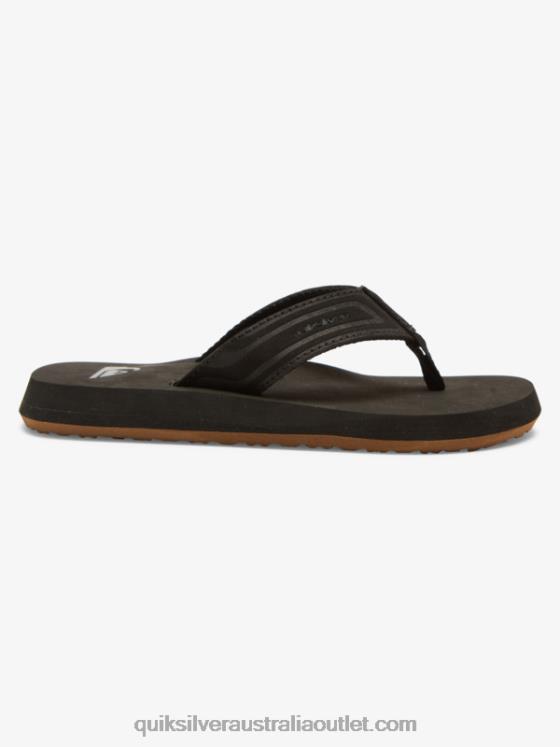 Quiksilver Boys 8-16 Monkey Wrench Core Sandals H2N4B2181 black