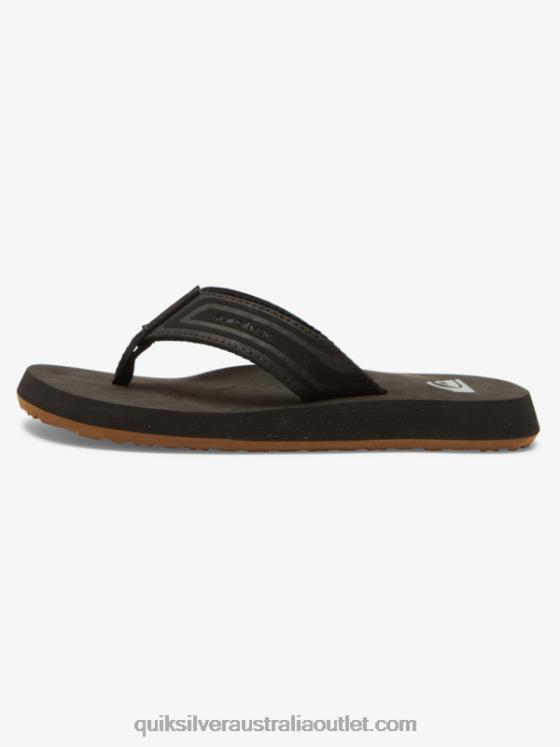 Quiksilver Boys 8-16 Monkey Wrench Core Sandals H2N4B2181 black