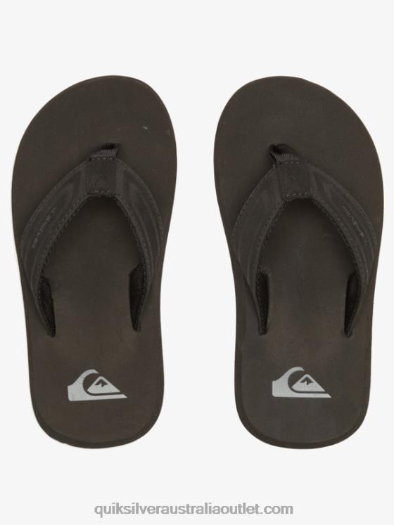 Quiksilver Boys 8-16 Monkey Wrench Core Sandals H2N4B2181 black