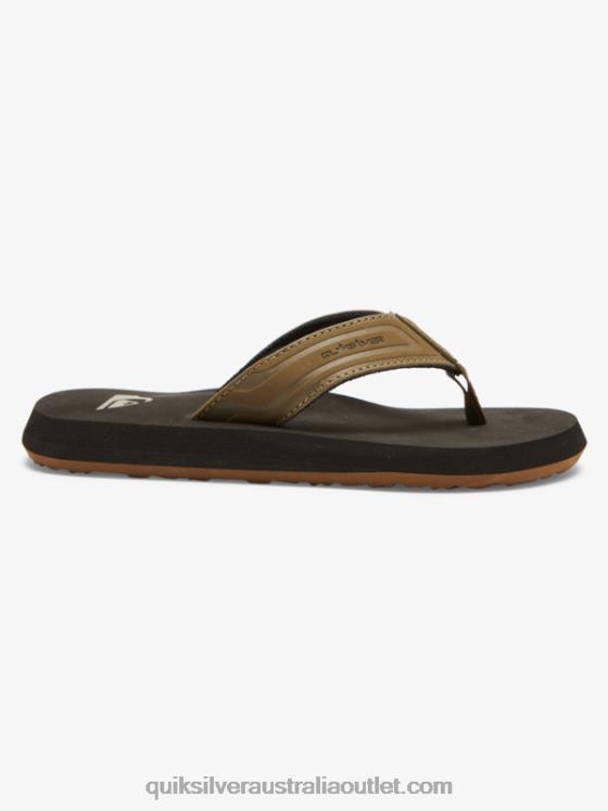 Quiksilver Boys 8-16 Monkey Wrench Core Sandals H2N4B2182 tan 1