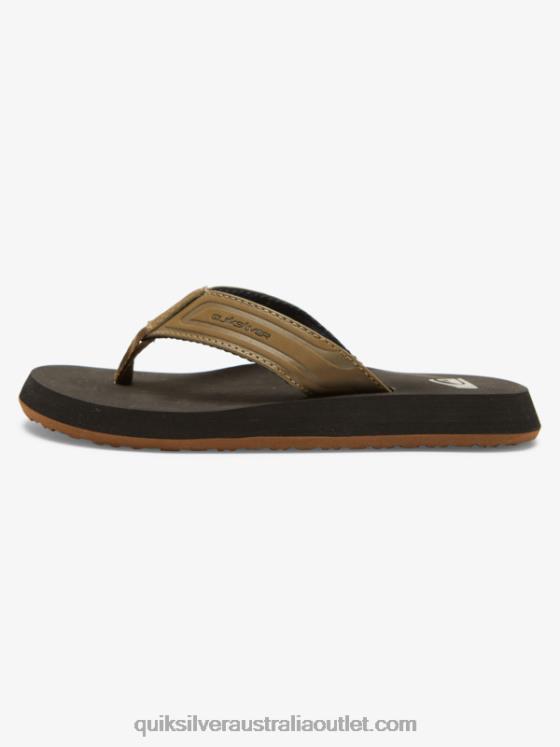 Quiksilver Boys 8-16 Monkey Wrench Core Sandals H2N4B2182 tan 1