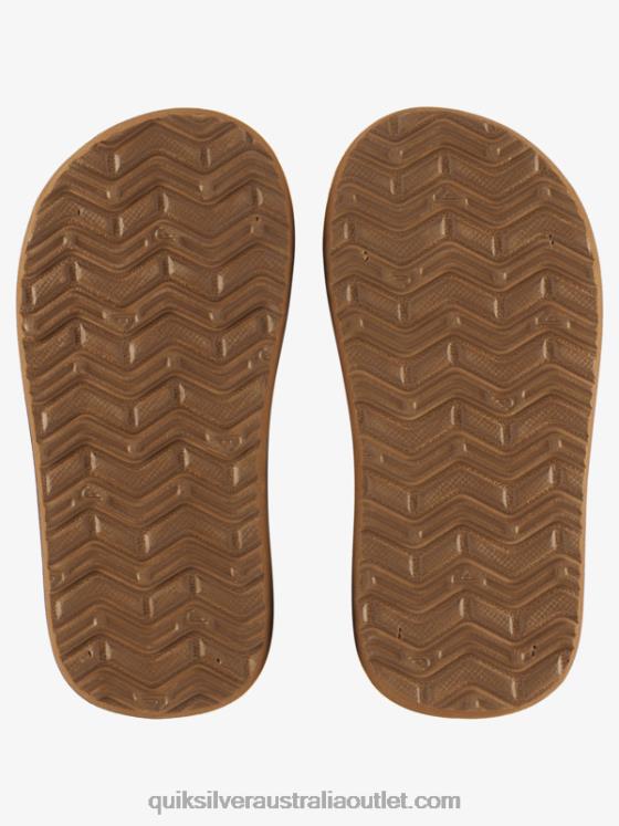 Quiksilver Boys 8-16 Monkey Wrench Core Sandals H2N4B2182 tan 1