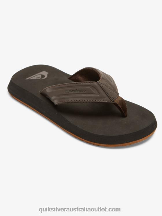 Quiksilver Boys 8-16 Monkey Wrench Core Sandals H2N4B2183 brown 1
