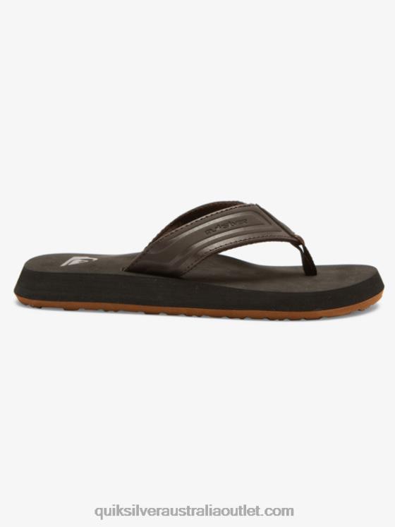 Quiksilver Boys 8-16 Monkey Wrench Core Sandals H2N4B2183 brown 1