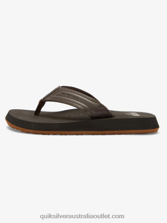 Quiksilver Boys 8-16 Monkey Wrench Core Sandals H2N4B2183 brown 1
