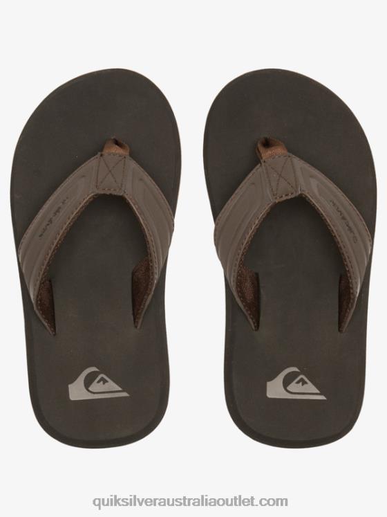 Quiksilver Boys 8-16 Monkey Wrench Core Sandals H2N4B2183 brown 1