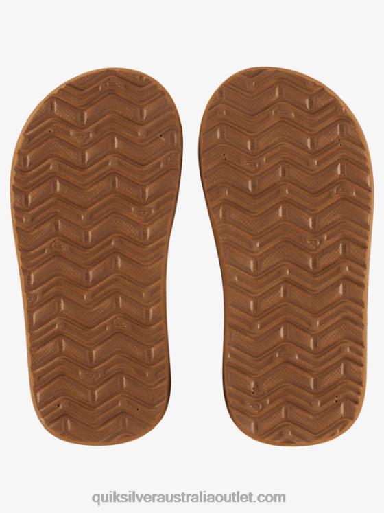 Quiksilver Boys 8-16 Monkey Wrench Core Sandals H2N4B2183 brown 1