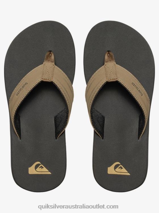 Quiksilver Boys 8-16 Monkey Wrench Sandals H2N4B2284 tan - solid