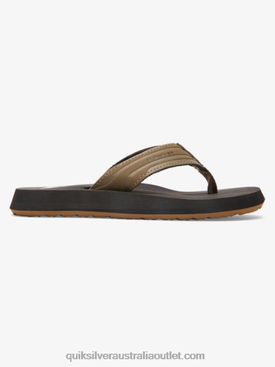 Quiksilver Boys 8-16 Monkey Wrench Sandals H2N4B2284 tan - solid