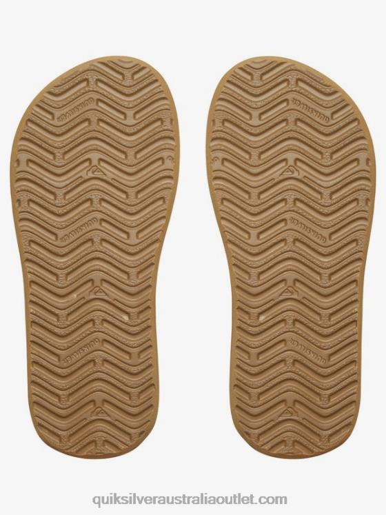 Quiksilver Boys 8-16 Monkey Wrench Sandals H2N4B2284 tan - solid