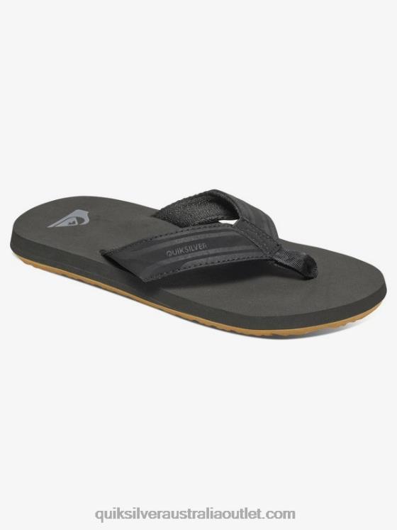 Quiksilver Boys 8-16 Monkey Wrench Sandals H2N4B2285 black/brown
