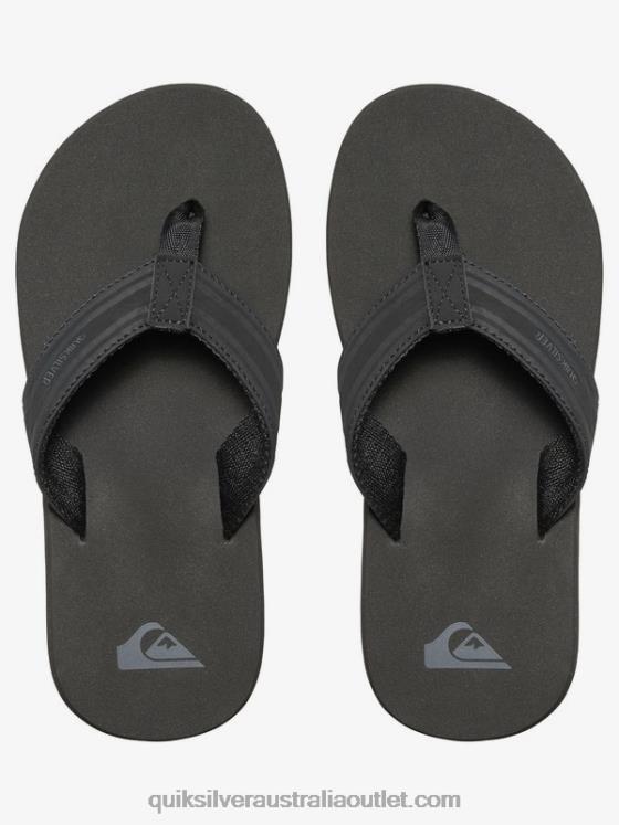 Quiksilver Boys 8-16 Monkey Wrench Sandals H2N4B2285 black/brown