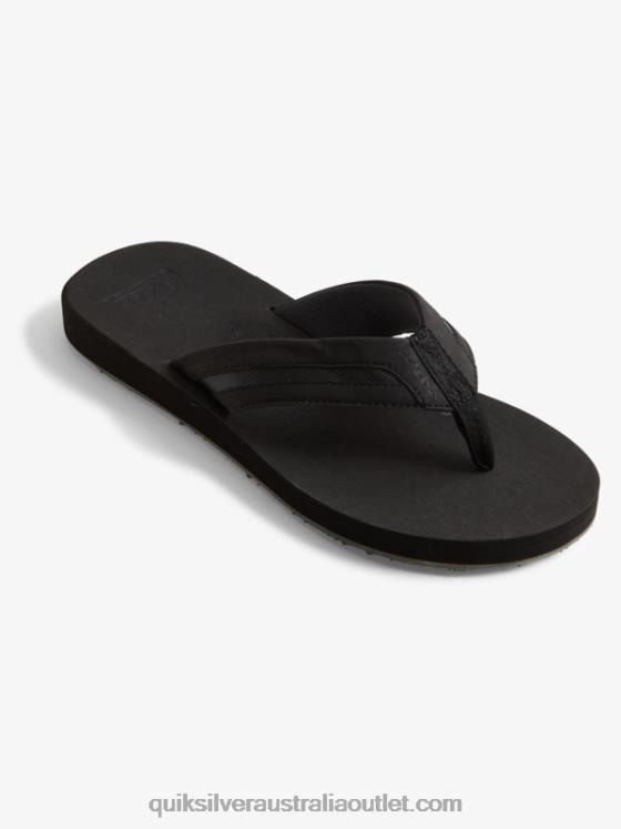 Quiksilver Men Carver Squish Luxe Sandals H2N4B1830 black/grey